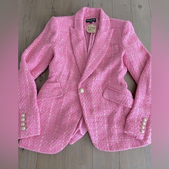 Generation Love pink multi tweed blazer - Picture 6 of 9